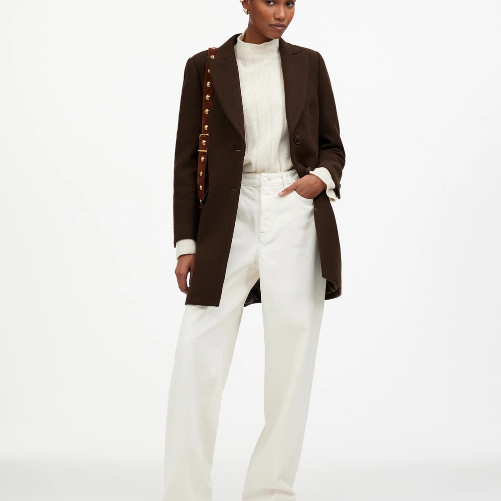 Madewell Wool Blazer Coat in Insuluxe Fabric in Size 4